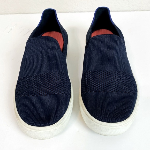 Rothy’s The Sneaker Navy Maritime Lattice Stitch Size 8.5 - Picture 3 of 6